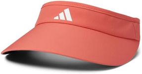 adidas Men's Wide Tour Visor, preloved red