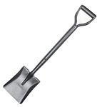 Shovel for Digging,Garden Spade Metal,Heavy Duty Round Point Shovel Garden Tool with D-Handle, All Stainless Steel Made Snow Shovel (75cm-B)