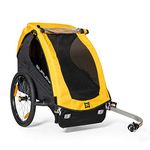 Burley Unisex Youth Bee Single Child Bicycle Trailer Yellow One Seater