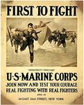 First To Fight U.S. - Vintage Milit