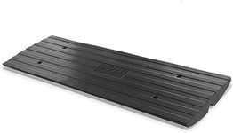 Pyle Car Driveway Curb Ramp - Heavy Duty Rubber Threshold Ramp - Also for Loading Dock, Garage, Sidewalk, Truck, Scooter, Bike, Motorcycle, Wheelchair Mobility & Other Vehicle