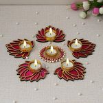 Discount ARA Festival Decoration Item for Gifts/Diwali Gift Item/Festival Rangoli Decorative Item (Qty 6 Piece)