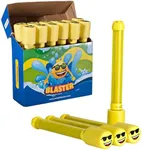 12 Pack Emoticon Blaster Water Guns-Bulk Pack Water Shooters for Summer Party Favor or Activity Fun Gun for Kids- Water Gun Bundle Pack