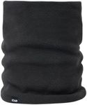 KOMBI - Comfiest Fleece Neck Warmer - Juniors Neck Warmer for Winter Sports and Activities (Black)