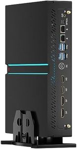Mavsloly AI Mini PC, Core i7-13700F Upto 5.2GHz with GeForce RTX4060Ti Desktop Computer, 64G DDR5 RAM 2T PCIE4.0 SSD, WiFi 6E, 2* HDMI, 2* DP, Four Display, Fit Video Editing, Windows 11 Pro