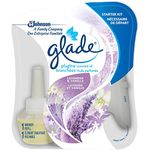 Glade PlugIns Air Freshener Kit, Scented and Essential Oils for Bathroom and Home Fragrance, Lavender and Vanilla, 1 Warmer and 1 Fragrance Oil Refill