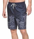 Kirkland Signature Men's Elastic Waistband Mesh Lined Swim Short, Bubble Turtles, Medium