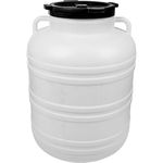 DIAH DO IT AT HOME Plastic Barrel with Lid for Brine Pickling, Preserves, Fermentation, Storage and Transportation, Handle (60 L)