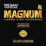 TROJAN Magnum Lubricated Large Cond