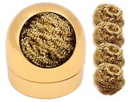 OSFT Soldering Tip Cleaner Solder Tip Cleaning Wire-Type Soldering Iron tip Cleaner Copper Kit with 5 Pieces Solder Tip Cleaning Wire and 1 Piece Holder For Cleaning Soldering Irons and Tips