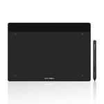 XP-PEN Deco Fun L Drawing Graphic Tablet 10 x 6 Inches with 8192 Levels and Tilts Passive Stylus 60 Degrees Compatible with Mac Windows Chrome OS and Android – Black