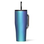 Corkcicle 30oz Tumbler With Handle, Dragonfly, Reusable Water Bottle, Triple Insulated Stainless Steel Travel Mug, BPA Free, Keeps Beverages Cold 12 Hours, Tumbler with Lid and Straw, Cold Cup XL