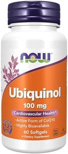 NOW Ubiquinol 100 mg,60 Softgels