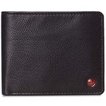 alpine swiss Mens Nolan Bifold Commuter Wallet Cowhide Leather RFID Safe Comes in a Gift Box Brown