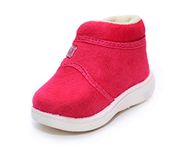 HOOH Kids Unisex Baby Shoes with Musical Sound Walking Shoes for Baby Boys and Baby Girls Upto 3 Years (Pink, UK Footwear Size System, Toddler, Age Range, Medium, 12 Months, 18 Months)