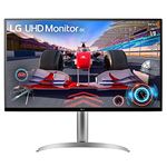 LG Ultrafine Uhd LED Monitor 80 Cm(31.5 Inches) 3840 X 2160,4Ms(Gtg) 144Hz,AMD Freesync Premium,HDR 10,Dci-P3 90%(Typ.) Dual Controller,Dp,Hdmi,USB-C,Speaker,Headphone Out,32Uq750(Black)