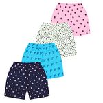 MIST N FOGG Boy's and Girl's All Over printred Cotton Shorts(6-7 Years)