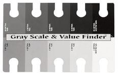 COLOR WHEEL COMPANY GRAY SCALE VALU FIND 4"X6"