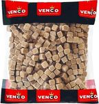 Venco Licorice Sugar Coated Salmiak Cubes Bag 1kg / Zoute Griotten