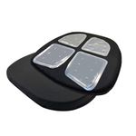 ERGO21 Travel Seat Cushion for Airplane, Car, Truck, Long Flights & Drive | Must Have Travel Accessories for Long Trips | Foldable Butt Pillow for Tailbone & Back Pain Relief