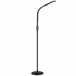 ProMet Extra Bright 1000 Lumen 14 Watt Floor Standing LED Lamp Dimmable Variable Warm White to Daylight Temperature Task Light Reading Crafting Relaxing