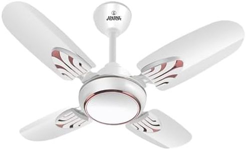 Aparna Mist 600 mm (24 inch) High-Speed Ceiling Fan (White)