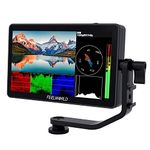 FEELWORLD F6 Plus 5.5 inch DSLR Camera Field Touch Screen Monitor with 3D Lut Small Full HD 1920x1080 IPS Video Peaking Focus Assist 4K HDMI 8.4V DC Input Output Include Tilt Arm