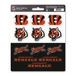 FANMATS Promark NFL Cincinnati Bengals DecalDecal Set Mini 12 Pack, Team Colors, One Size