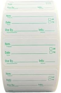 ATL Direct Labels for Food Containers 2x1, Food Labels Stickers, Kitchen Labels, Freezer Labels, Removable Labels for Food Containers, Food Storage Labels, Freezer Labels to Write on (1000)