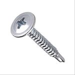 DECENT AIR SYSTEM® 100pcs Washer Head Phillips Self Drilling Tapping Screw Zinc Plated For Metal Wood Sheet