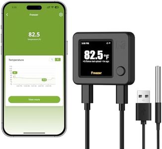 WiFi Thermometer with Freezer Alarm and App Alerts