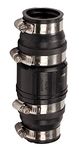 Red Lion SCV114 1-1/4-Inch and/or 1-1/2-Inch ABS Vertical Sump Pump Check Valve, Black, 14942901