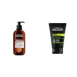 L'Oreal Paris Men Expert BarberClub 3-in-1 Hair Face and Beard Wash + Face Wash for Men Pure Charcoal Skincare