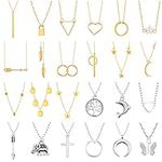Necklaces for Women, Thrilez 24pcs 