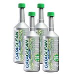 Cataclean Petrol | Complete Fuel & Exhaust Cleaner | Catalytic Converter, Valve & Injector Cleaner | Fuel Additive Formulated for Performance & Fuel Efficiency | Pre MOT Emissions Reducer | 4 x 500ml