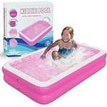 Small Inflatable Kiddie Pool 65"x39