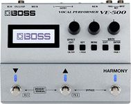 BOSS Vocal Performer Effects Processor Guitar Pedal (VE-500), Silver