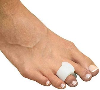 Mars Wellness Gel Toe Separator and Toe Spacers - Bunion, Hammer Toe, Overlapping Toes, Toe Spreader and Toe Corrector for Men and Women - 4 Pack - White Small