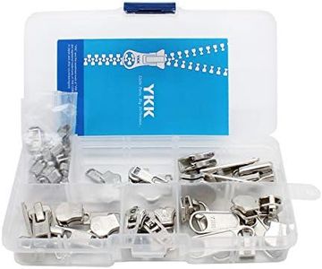 YKK Zipper Repair Kit Metal Assorted Aluminum Slider Easy Container Storage Sets of #3, 4.5, 5, and #10 Include #3, 4.5, 5, and #10 Top & Bottom Stops