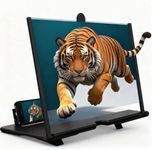 Screen Magnifier Version, Mobile Phone Screen Amplifier, 2026 Upgrade Amplifier Desktop Magnifying for Movies and Videos, Supports All Smartphones (Black, 10 Inch)