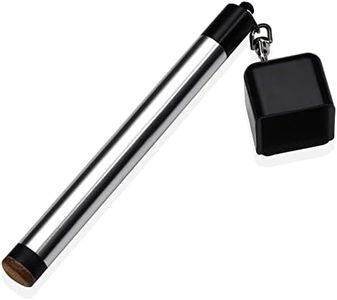 TOBWOLF Chalk Holder for Billiards, 2 in 1 Pool Cue Chalk Holder, Portable Pool Snooker Chalk Holder, Billiard Cue Tip Pricker, Non-Slip Billiard Cue Tip Tool Pool Table Accessory