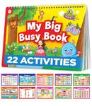 EINSTEIN BOX My Big Busy Binder Book for Toddlers 1-3| Toys & Gifts for Kids Aged 1, 2, 3 & Above | Kids Montessori Toys for 2-5 Year | Quiet Book for Toddlers