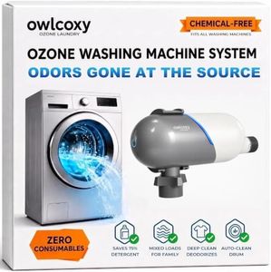 O3 Ozone Laundry System Detergent Saver Cleans Washer Drum Removes Odors