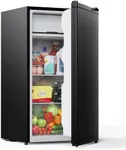 Upstreman 3.2 Cu.Ft Mini Fridge wit
