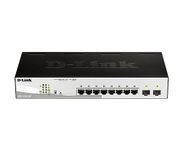 D-Link DGS-1210-10 10-Port Gigabit Smart Managed Switch with 2 SFP ports, Surveillance Mode Interface, Fibre Uplink Ports, Enhanced Layer 2 Management