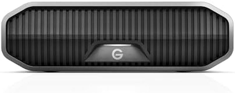 SanDisk Professional G-Drive 6TB Enterprise Class Desktop External Hard Drive, HDD up to 250 MB/s, USB-C (5Gbps), USB-C (USB 3.2 Gen 2), 7200 RPM Ultrastar, Fast Backup, Premium, Industrial Enclosure