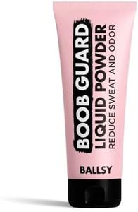 Ballsy Boob and Thigh Deodorant, Quick Drying Liquid Powder, Protects from Sweat, Odor, and Irritation 3.4 oz