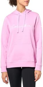 Columbia Women's Trek Graphic Hoodie, Cosmos/Scripted Brand, 2X Plus