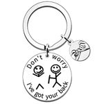 SDOFY I've Got Your Back Keyring Friendship Gifts Best Friend Keyring Funny Gifts for Women Men Her Him BFF Friend Brother Sister Besties Birthday Christmas Graduation Gift