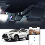 Fitcamx 4K Dash Cam Suitable for 2022 2023 2024 2025 Lexus NX350 NX250 NX300 NX Premium Luxury NX450h F Sport, OEM Factory Look, 2160P UHD Video WiFi, Loop Recording, G-Sensor, Plug & Play, 64GB Card